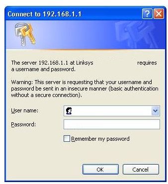 linksys router login