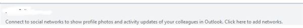 Outlook Social Connector for Outlook