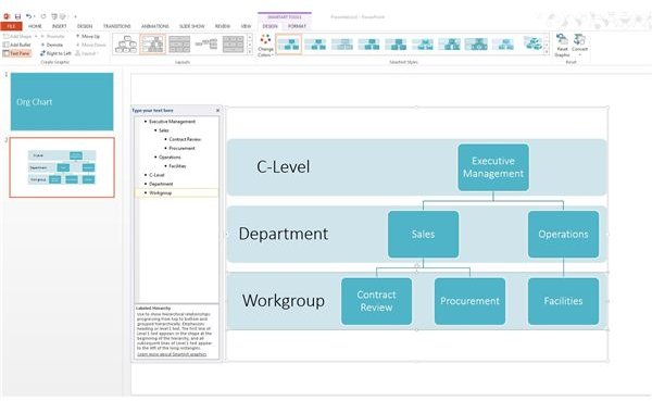 How To Make An Org Chart In Powerpoint 2013