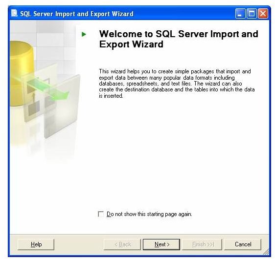 How to Export SQL View to Sharepoint