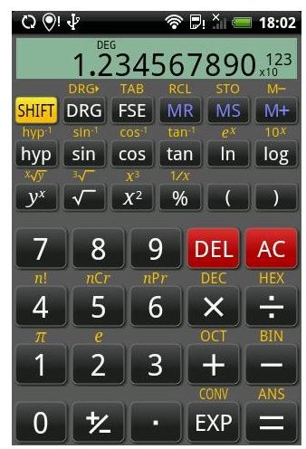 programmable rpn scientific calculator