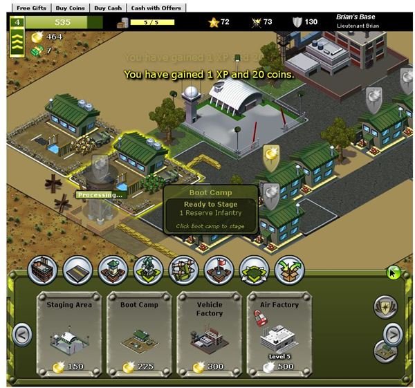 Facebook Games: Warbase Review