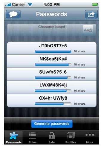 password manager pro iphone