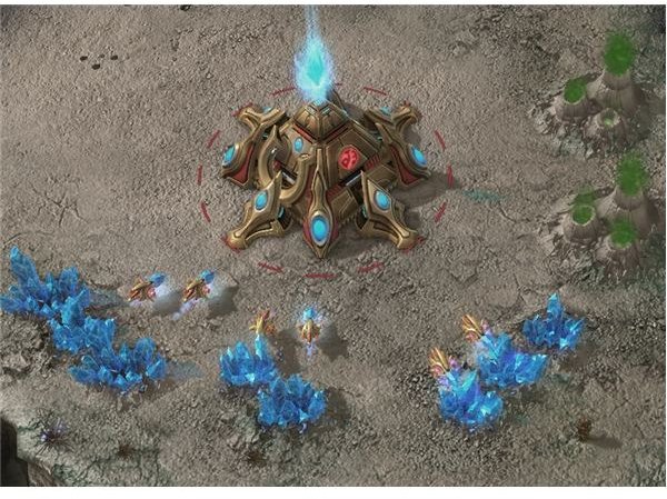 Starcraft 2 Gameplay Preview: New Features in Starcraft 2 Maps - Vespene Gas, Destructible Rocks, Xel'Naga Towers