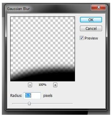 Gaussian Blur settings