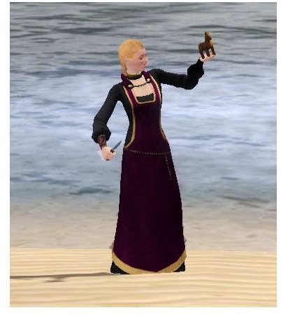 The Sims Medieval whittling 2