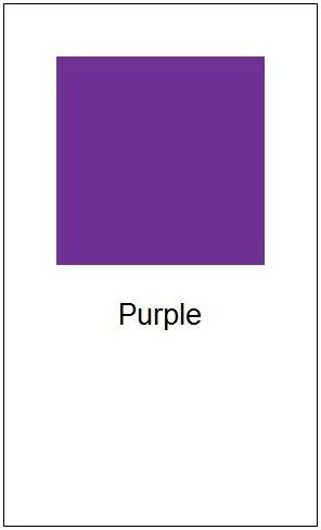 Purple Adjective Flashcard