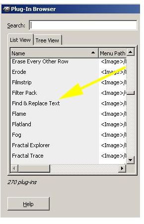 GIMP Plugin Browser