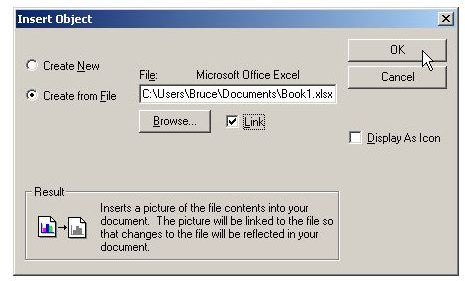 publisher excel 07