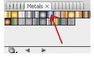 Adobe Illustrator CS3 Buttons - blue steel 3d slanted button - gradient box