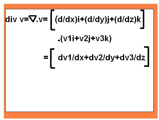 Formula of Divergence