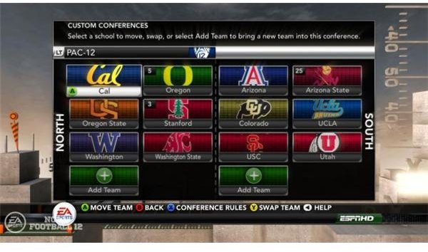 Pac 12 Conference NCAA 12