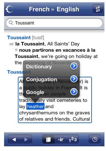 Top Five French on the iPhone Translation Apps