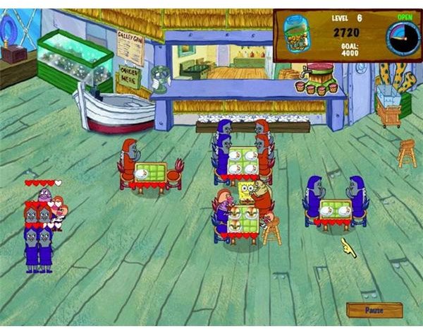 Spongebob Diner Dash 2 game