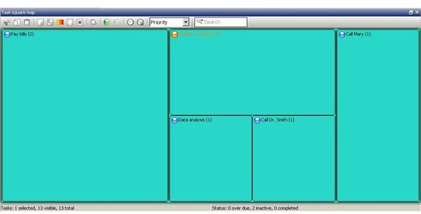 Task square map