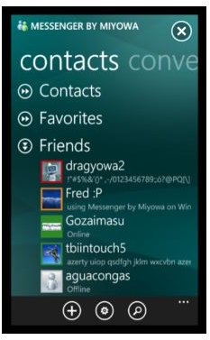 Messenger - Windows Phone 7 IM app