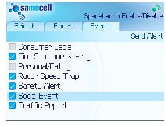 SameCell Events