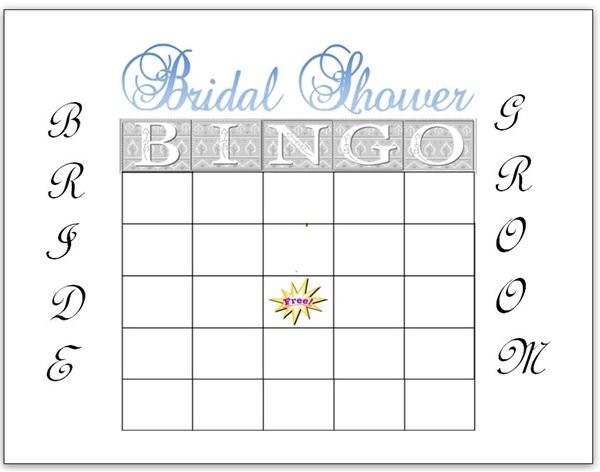 Planning a Wedding Shower? These Printable Bridal Shower Bingo Card Templates for Publisher Will Help!