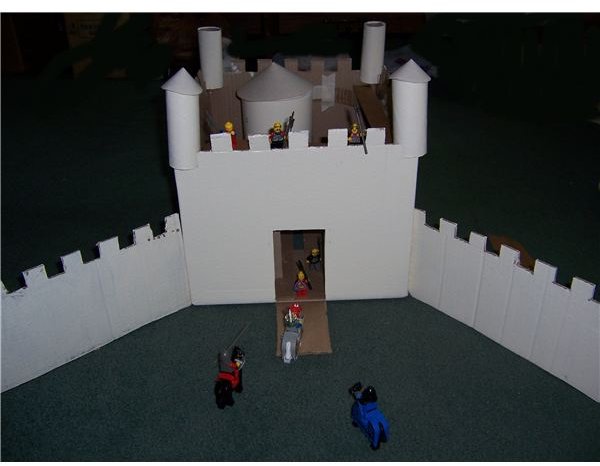 How to Make a Cardboard Castle for a Homeschooling Project