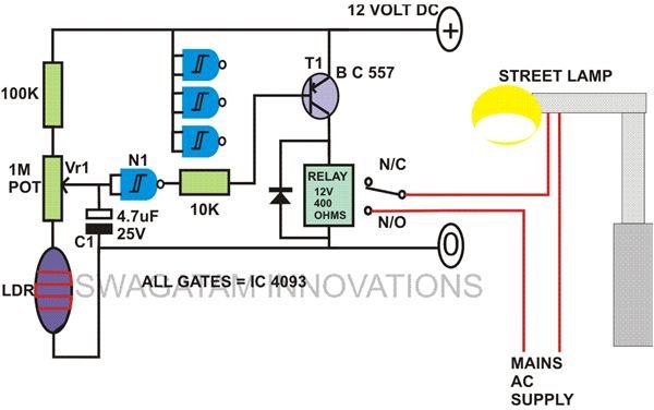 How To Build Automatic Night Light Control Or Switch Bright Hub Engineering