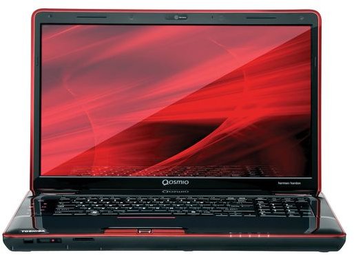 Gaming Laptop: Toshiba Qosimo X505