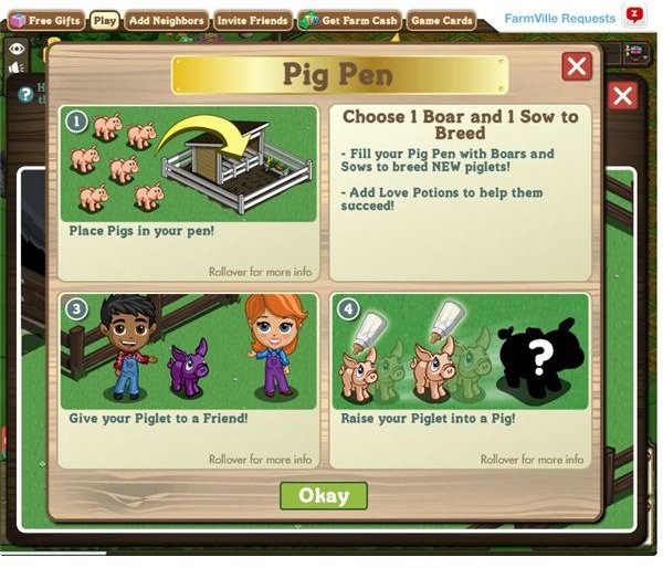 Farmville English Countryside Tips: Pig Pen Breeding Guide