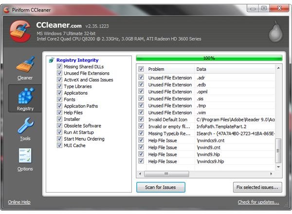 registry cleaner for windows