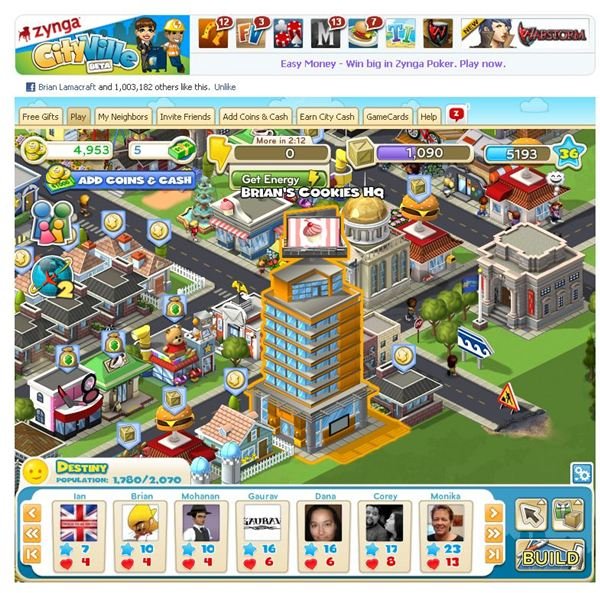 cityville game facebook