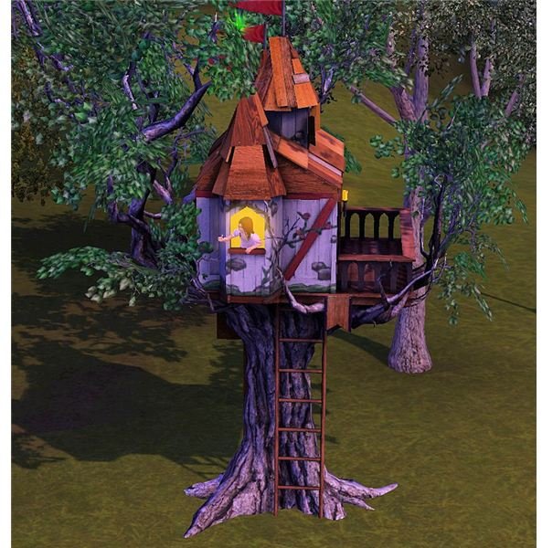 The Sims 3 tree house fun