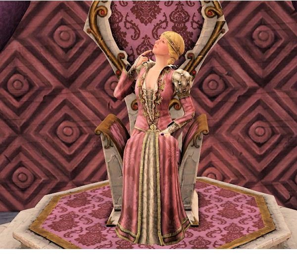 The Sims Medieval queen