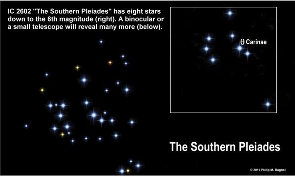 The Southern Pleiades: Well worth looking for if you find youself in the Southern Hemisphere.