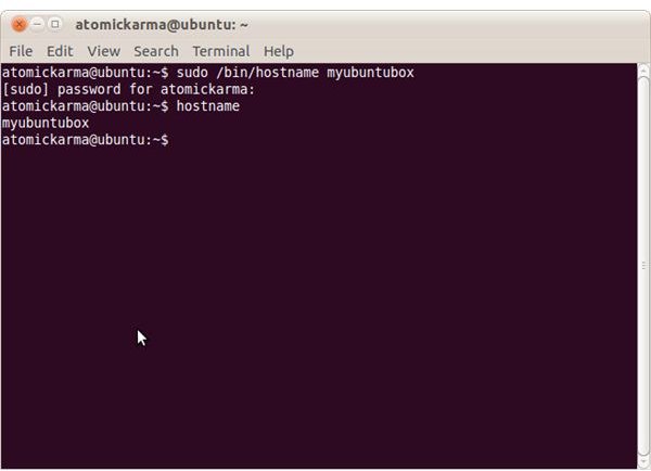 Configuring a New Ubuntu Hostname in the Terminal