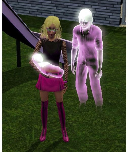 The Sims 3 Ghost Baby and Parents