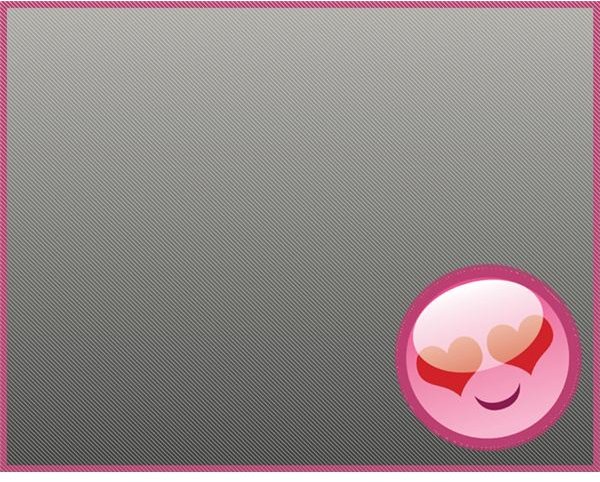 Heart Smiley Face Background