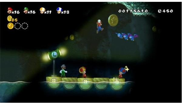 super mario bros wii world 6 3 star coins