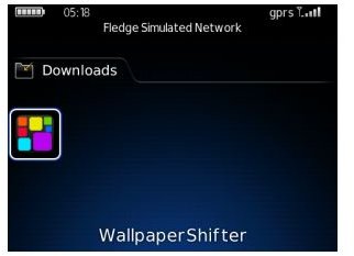 Wallpaper Shifter BlackBerry App