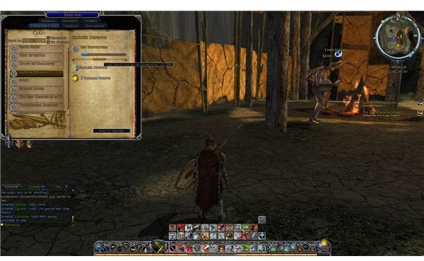 An image of the class deed screen.