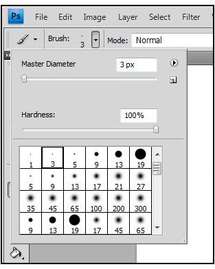 3px Hard Brush