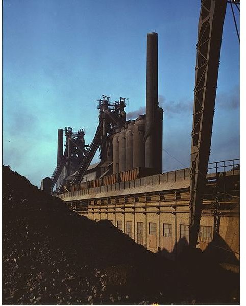 Wikimedia Commons, Steel Mill in Etna near Pittsburgh, PA