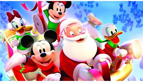 mickey santa christmas 