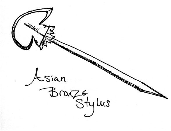 Asian Bronze Stylus