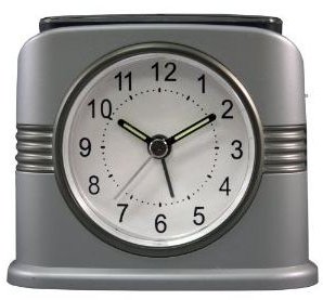 Equity by La Crosse 65901 Hybrid Solar Analog Alarm Clock