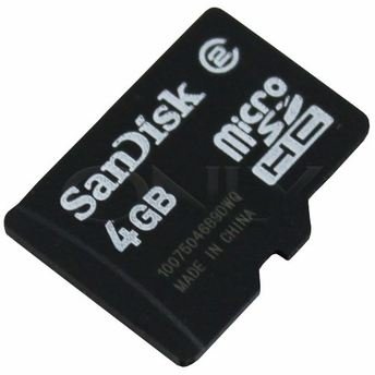 SanDisk 4GB microSDHC Card LG Neon Accessory