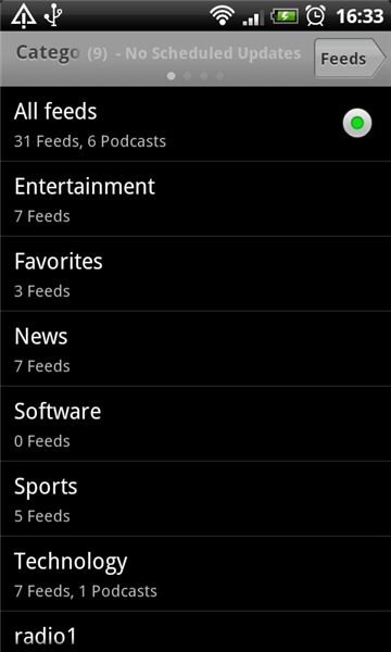 BeyondPod Categories