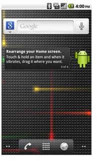 android froyo home screen