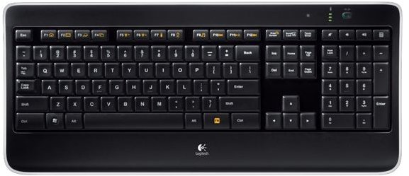 illuminated wireless keyboard from Logitech