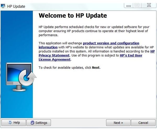 hp pre installed programs registry