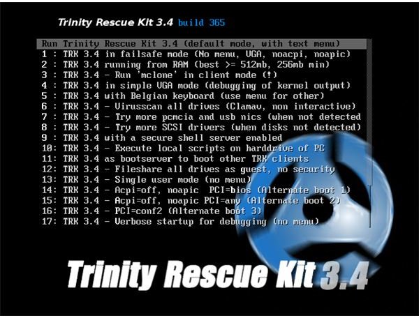 Performing Windows and Word Recovery, Linux Style with Trinity Rescue Kit