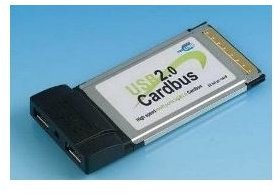 CablesToBuy™ 2 x USB2.0 PCMCIA CardBus Adapter, NEC Chipset