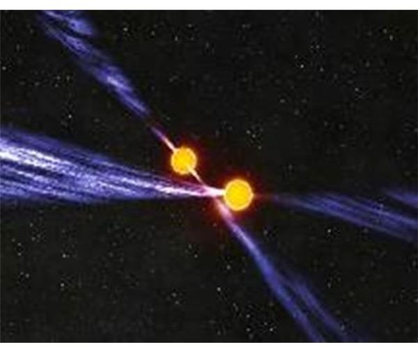 Artist concept of double pulsar